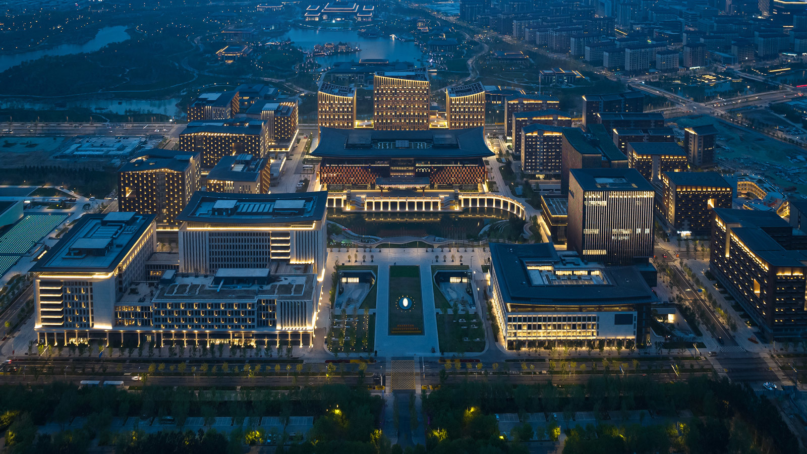 雄安新区雄安商务服务中心项目景观工程